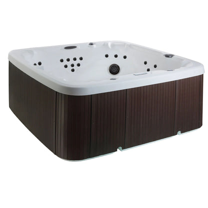 Luxury 7-person hot tub with jets