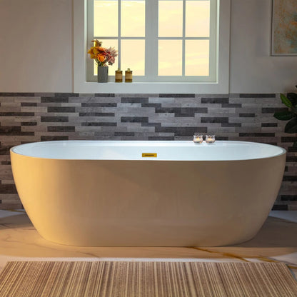 Luxury freestanding acrylic bathtub